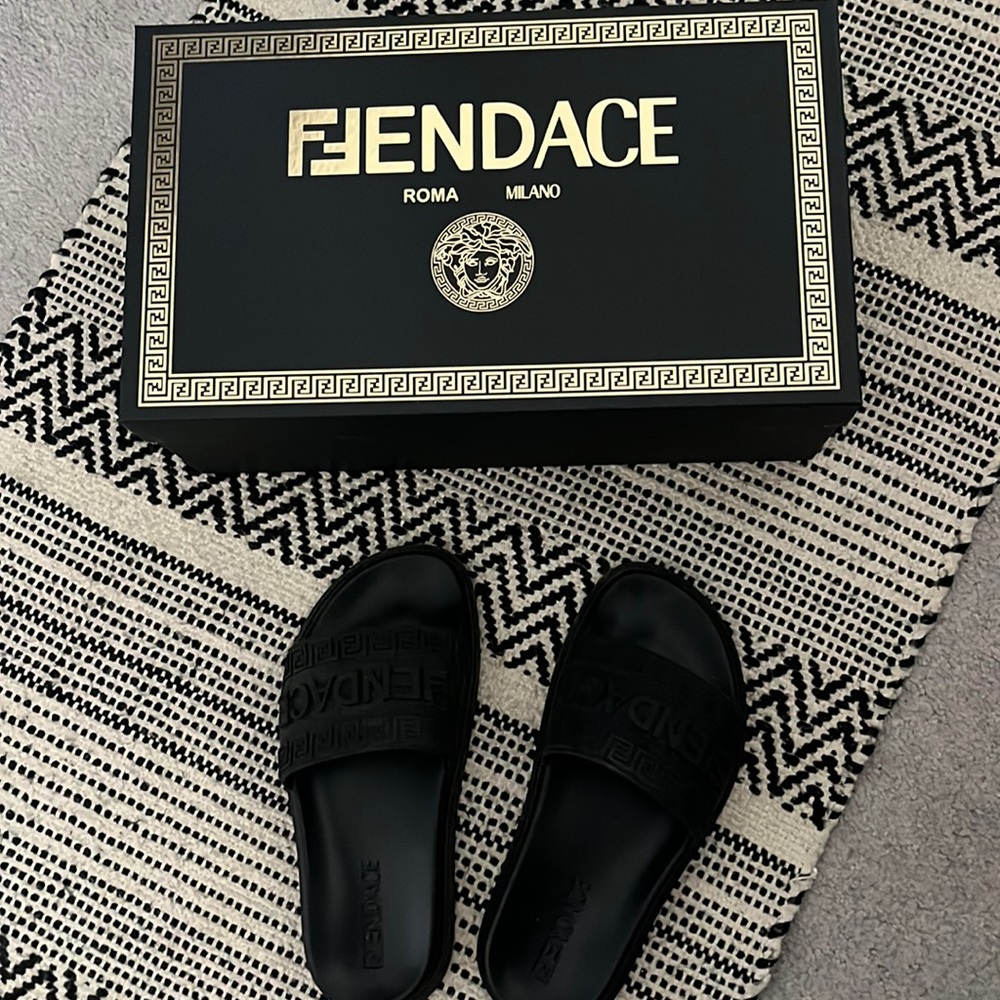 100% original Fendy/Versace collaboration slides